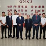 دورہ کشغر - صدر آصف علی زرداری کا جامعہ کشغر کا دورہ