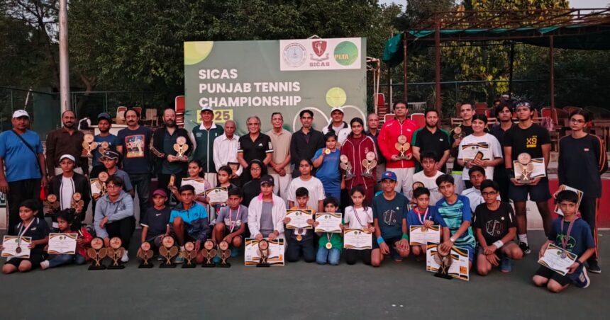 پنجاب جونیئر ٹینس - امیر اور ہجرا نے پنجاب جونیئر ٹینس ٹائٹل جیت لیے