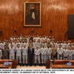 سینیٹ سیکریٹریٹ - پاکستان بحریہ کے افسران کا پارلیمانی دورہ