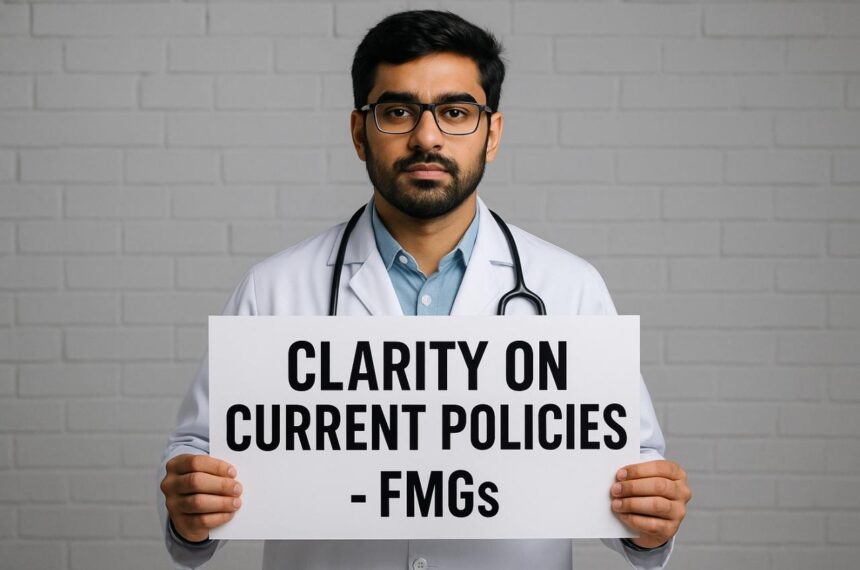 عارضی رجسٹریشن - بیرونِ ملک میڈیکل فارغ التحصیلان عارضی اجازت کا مطالبہ