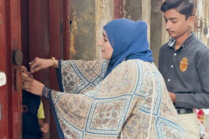 پولیو مہم - لاہور کی عائشہ رضا پولیو مہم میں امید کی علامت