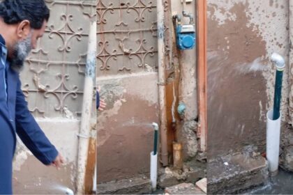 گیس پائپ لائن - یونین کونسل اکتیس میں گیس پائپ لائنوں میں پانی کا مسئلہ