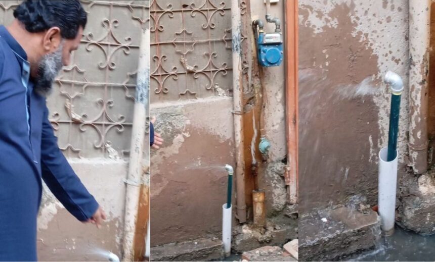 گیس پائپ لائن - یونین کونسل اکتیس میں گیس پائپ لائنوں میں پانی کا مسئلہ