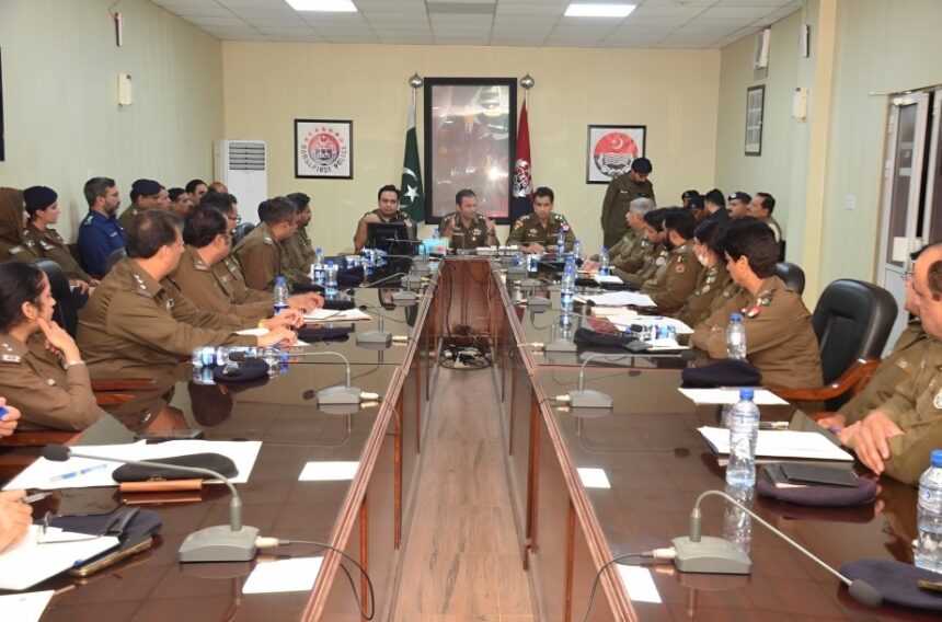 امن و امان - راولپنڈی میں سی پی او کا قانون و نظم کا اجلاس