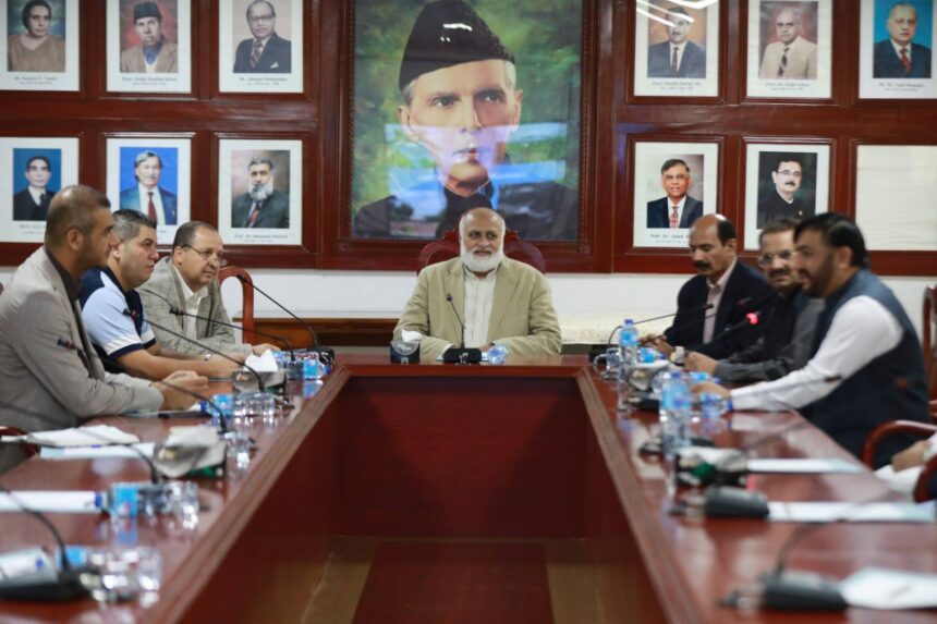 فلسطینی وائس چانسلرز - قائداعظم یونیورسٹی میں فلسطینی وائس چانسلرز کا دورہ