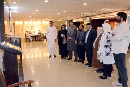 ترک وفد - ترکی وفد کا پارلیمنٹ ہاؤس اور گلی دستور کا دورہ