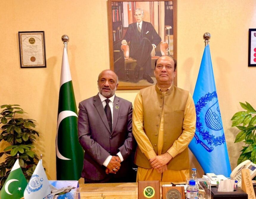 ہیلتھ سروسز اکیڈمی - سول سروسز اکیڈمی کے ڈائریکٹر کا ہیلتھ اکیڈمی دورہ