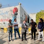 فرانسیسی پاکستانی فن - اسلام آباد میں سفارتخانے کی دیوارنگاری