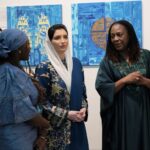 عاصفہ بھٹو - خاتون اوّل عاصفہ بھٹو نے ابوظہبی آرٹ کا دورہ