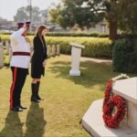 خراجِ عقیدت - برطانوی ٹیموں نے شہداء کو خراج عقیدت پیش کیا