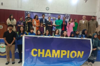 آل پاکستان کشتی رانی - راولپنڈی خواتین یونیورسٹی میں آل پاکستان کشتی رانی چیمپئن شپ کامیاب