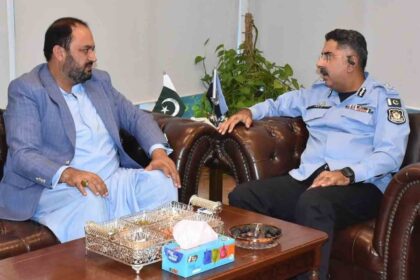 فوکل پرسن - وزیراعظم یوتھ پروگرام کے فوکل پرسن کی آئی جی سے ملاقات