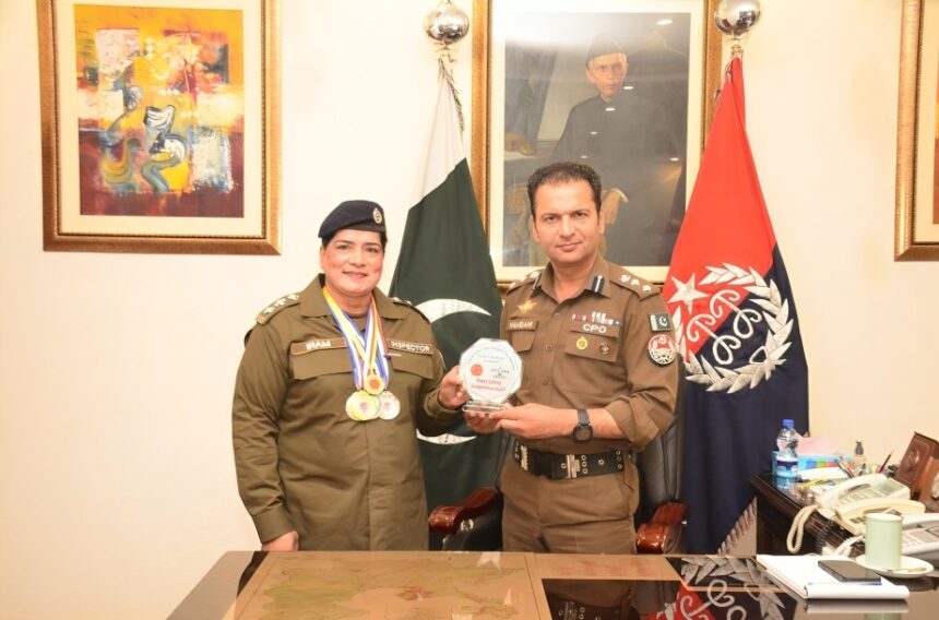 ارم خانم - راولپنڈی پولیس کی لیڈی انسپکٹر ارم خانم کی بین الاقوامی نمائندگی