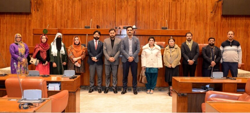 پارلیمنٹ دورہ - شفا تعمیرِ ملت کے طلبہ کا پارلیمنٹ دورہ