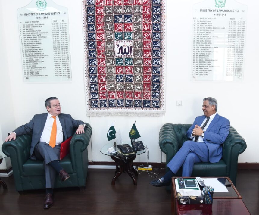 انسانی حقوق - فرانسیسی سفیر کی انسانی حقوق وزیر سے ملاقات