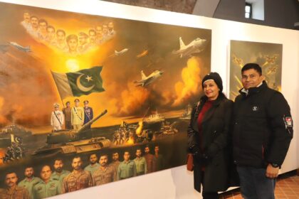 قومی کالج - قومی دفاعی یونیورسٹی کے وفد کا کالج برائے فنون کا دورہ