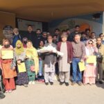 سفید عصا تکنیک - ڈائریکٹوریٹ جنرل نے سفید عصا تربیتی کورس مکمل کرایا