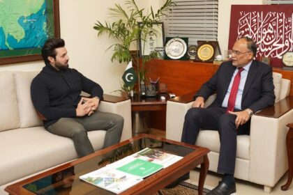 محسن نواز - محسن نواز نے نوجوانوں کے کھیلوں کا منصوبہ وفاقی وزیر کو پیش