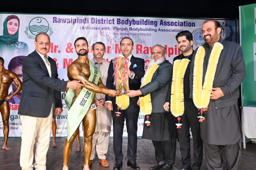 باڈی بلڈنگ مقابلہ - صدر عثمان شوکت نے باڈی بلڈنگ مقابلہ ۲۰۲۶ میں شرکت کی