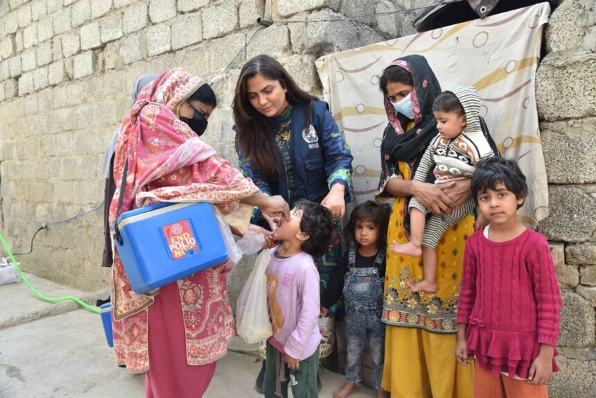 پولیو مہم - روٹری کی گرانٹ سے پاکستان میں پولیو بچاؤ مہم