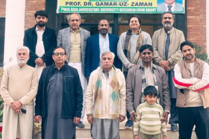 جدید زرعی مرکز - وائس چانسلر نے جدید زرعی مرکز کا معائنہ کیا