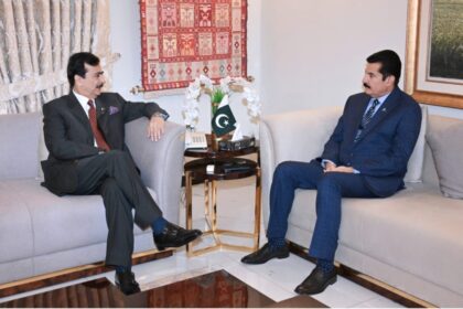 وادی تیراہ - گورنر خیبرپختونخوا کی قائمقام صدر سے ملاقات