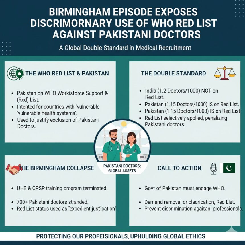 ریڈ لسٹ - برمنگھم واقعہ نے ریڈ لسٹ کے امتیازی استعمال بے نقاب کر دیا