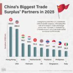تجارتی سرپلس - چین کے بڑے تجارتی سرپلس شراکت دار ۲۰۲۵