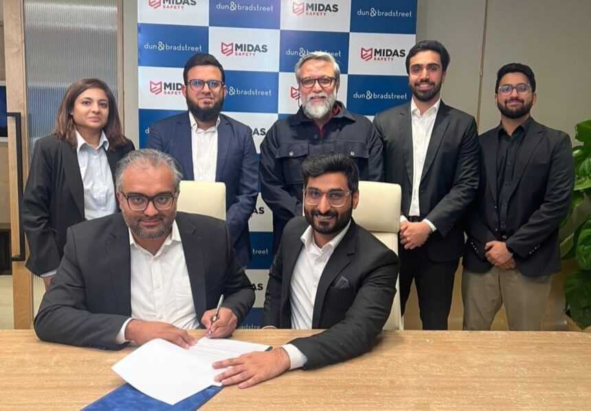 مالیاتی فیصلے - ڈن اینڈ بریڈ اسٹریٹ نے مائڈاس سیفٹی کے ساتھ شراکت