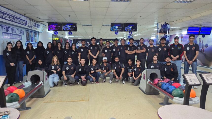 ٹین پن بولنگ - لائنز نے انٹر یونیورسٹی ٹین پن لیگ ٹرافی جیت لی