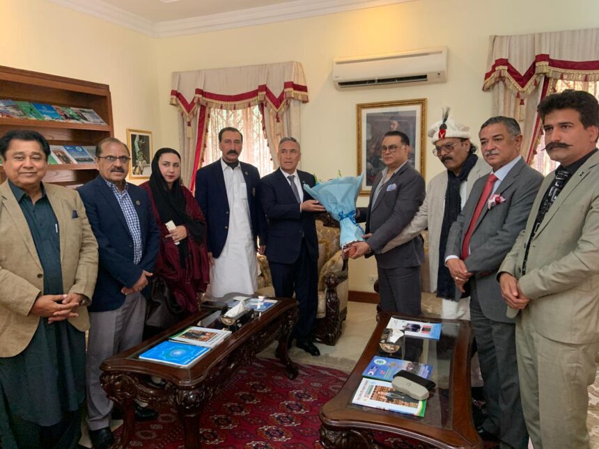 پاکستان ترکمنستان تعلقات - پاکستان اور ترکمنستان پارلیمانی دوستی گروپ کی ملاقات