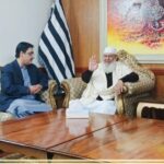 عیادت مولانا - نوابزادہ میر اسراراللّٰہ زہری کی مولانا عبدالغفور حیدری سے عیادت