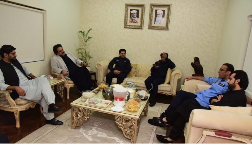 بری امام سرکار - بری امام سرکار کی سیکیورٹی پر انتظامی ملاقات