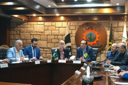 جرمنی پاکستان تجارت - جرمنی کی سفیر کا چیمبر کے دارالحکومت دفتر کا دورہ