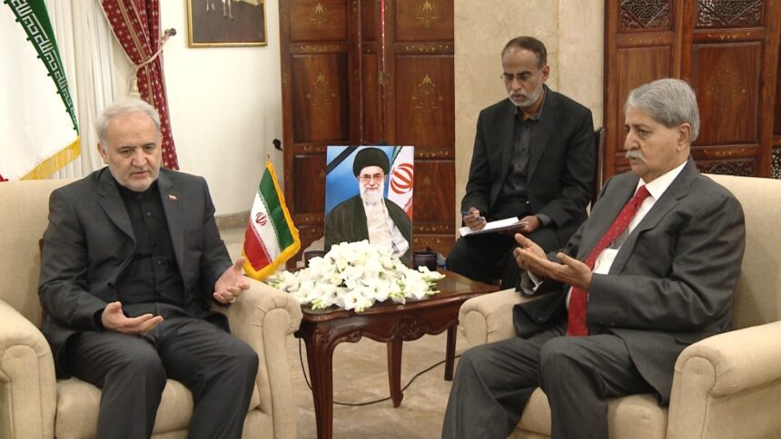 سید نوید قمر - سید نوید قمر کا ایرانی سفارتخانے میں تعزیتی دورہ