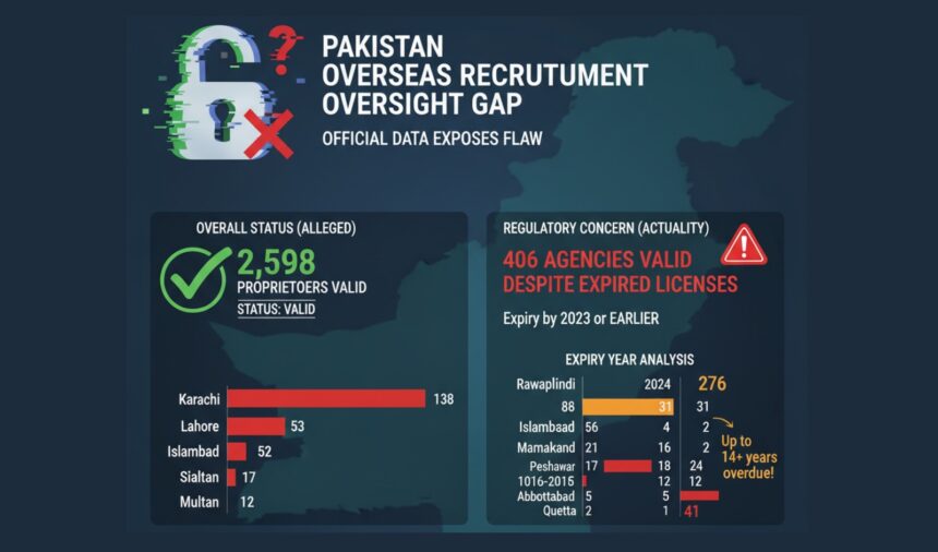 بیرون ملک بھرتی - لائسنس ختم ہونے کے باوجود بھرتی ایجنسیاں فعال