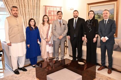 پاکستان رومانیہ تعلقات - رومانیہ کے سفیر کی سینیٹ چیئرمین سے ملاقات