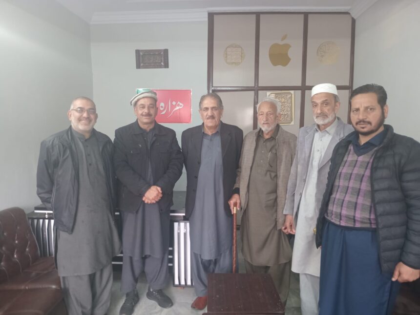 صوبہ ہزارہ - تحریک صوبہ ہزارہ کا مرکزی سیکرٹریٹ دورہ