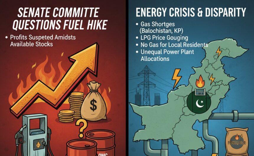 تیل کمپنیوں کے منافع - سینیٹ کمیٹی تیل کمپنیوں نے اضافی منافع حاصل کیا