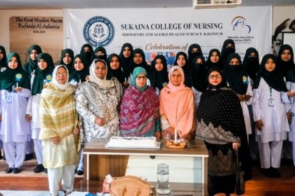 نرسنگ حلف برداری - سکینہ کالج آف نرسنگ میں باوقار حلف برداری