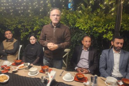 ابرار حسین خان - ابرار حسین خان کے اعزاز میں پُر وقار الوداعی عشائیہ