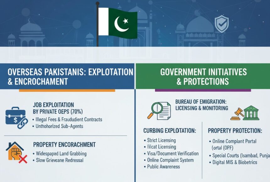 بیرونِ ملک ملازمت - بیرونِ ملک ملازمین کا استحصال اور جائیدادوں پر قبضے