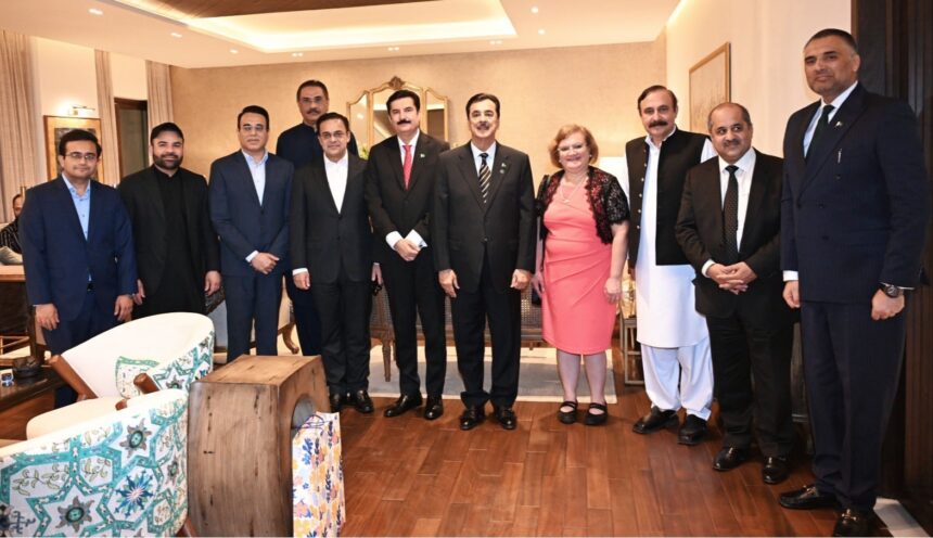 سینیٹ چیئرمین - سینیٹ چیئرمین کا اٹلی کے سفیر کے الوداعی استقبالیہ میں شرکت