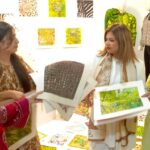 فن پاروں کی نمائش - گورنمنٹ کالج ویمن یونیورسٹی سیالکوٹ میں فن پاروں کی نمائش