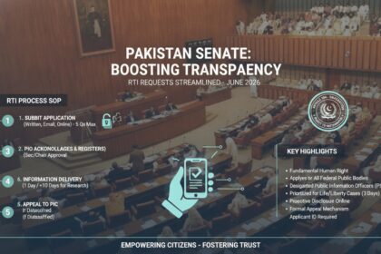 حقِ اطلاع - سینیٹ سیکریٹریٹ کا حقِ اطلاع کے عمل کو منظم کرنا