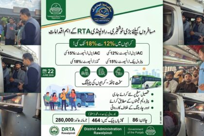 ٹرانسپورٹ کرایوں میں کمی - راولپنڈی میں ٹرانسپورٹ کرایوں میں نمایاں کمی