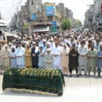 حاجی حبیب الرحمن - راولپنڈی میں حاجی حبیب الرحمن کی نماز جنازہ