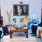 فریال تالپور - چوہدری ریاض کی فریال تالپور سے ملاقات