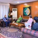 اسحاق ڈار سے ماریہ فرنانڈا ایسپینوسا کی ملاقات