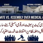 ایم ڈی کیٹ پر سینیٹ اور قومی اسمبلی آمنے سامنے، میڈیکل داخلہ نظام پر اختلافات شدت اختیار کر گئے